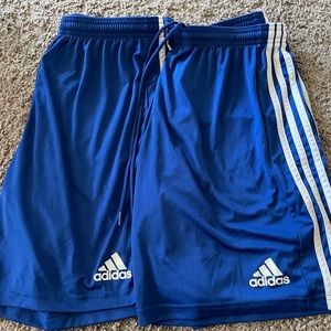 2 pairs mens adidas soccer shorts